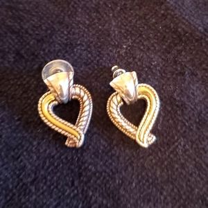 Brighton heart shaped earrings
